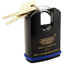Heavy Duty Padlock and 2 Keys with Shrouded Shackle, 61mm
