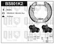 Quinton Hazell Bendix Brake Shoe Kit  -BS801K2