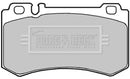 Borg & Beck Rear Brake Pad Set - BBP1916 fits Mercedes E class 03-