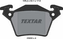 Textar Brake Pad Set - 2302001