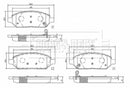 Borg & Beck Front Brake Pad Set -BBP2599