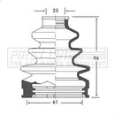 First Line Cv Joint Boot Kit  - FCB2622 fits Toyota - Inner