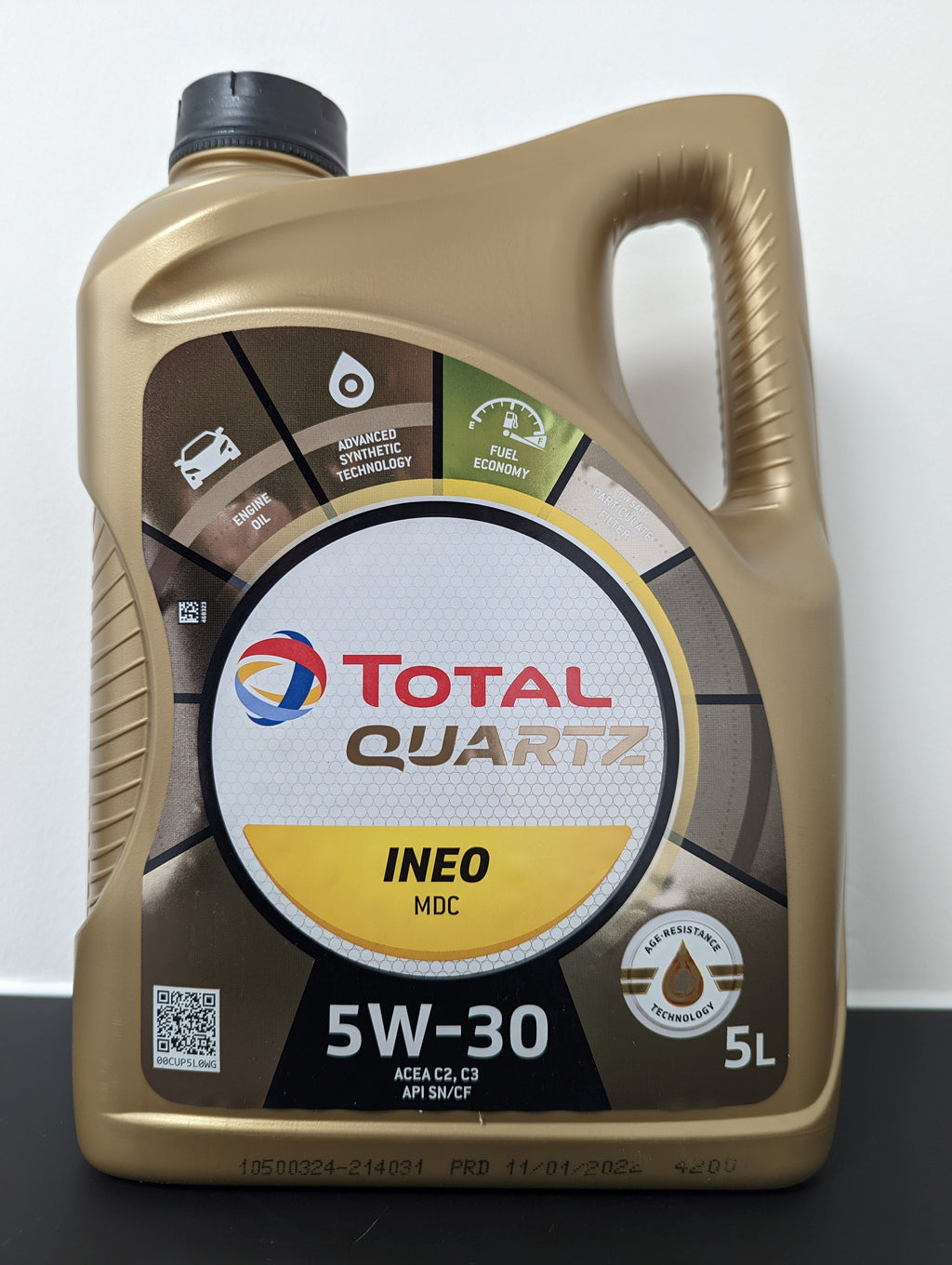 Total Quartz Ineo ECS 5w-30 5w30 Advanced Synthetic Engine Oil - 5
