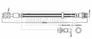 Borg & Beck Brake Hose  - BBH8732 fits Audi A1,Seat Ibiza IV,VW Polo
