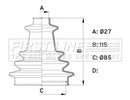 First Line Cv Joint Boot Kit  - FCB1003 fits Stretch CV Boot Kit