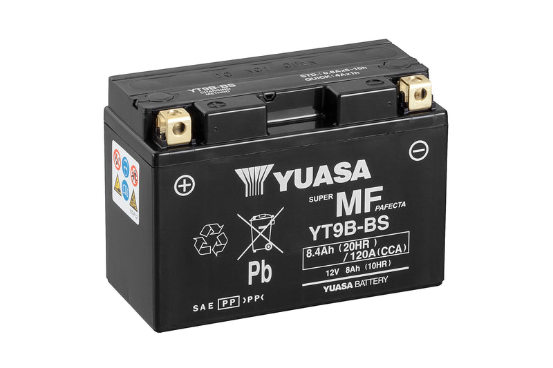 YT9B-BS (CP) 12V Yuasa MF VRLA Battery (5470974181529)