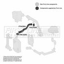 First Line Turbo Hose  - FTH1354 fits Mercedes Vito 95-03