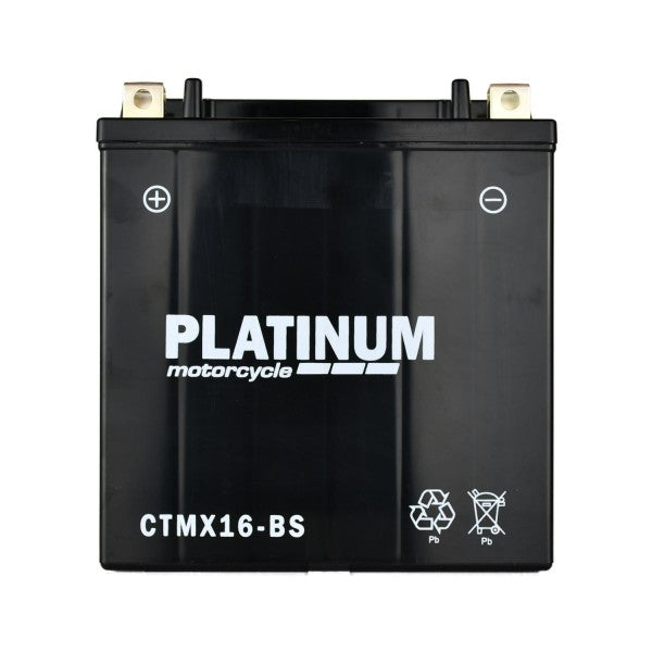 Platinum Motorcycle Battery - MF AGM 14Ah 270Cca WC