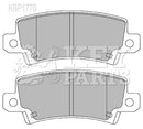 Key Parts Brake Pad Set - KBP1770 fits Toyota Corolla 2002-