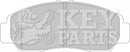 Key Parts Brake Pad Set - KBP1741 fits Honda Stream 1.7/2.0 2001-
