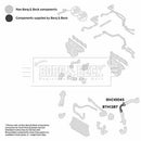 Borg & Beck Turbo Hose  - BTH1387 fits GM Vectra 1.9D 16V 05-08