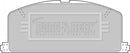 Borg & Beck Brake Pad Set - BBP1267 fits Toyota Corolla 87-92