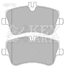 Key Parts Brake Pad Set - KBP1751 fits Mercedes C class 00-