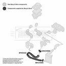 Borg & Beck Turbo Hose Part No -BTH1442