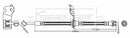 Borg & Beck Brake Hose  - BBH7471 fits Kia Picanto 1.0,1.1