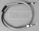 Borg & Beck Brake Cable- RH Rear - BKB3205 fits Renault Grand Modus