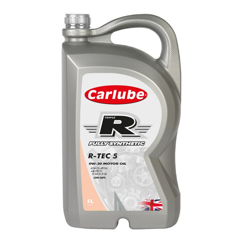 Carlube Triple R KCU005 0W-20 Fully Synthetic Engine Oil 5L