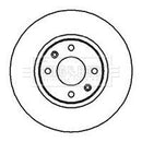 Borg & Beck Brake Disc Pair  - BBD5100 fits Cit.xantia.Peu.406 96-