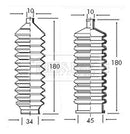 Borg & Beck Steering Gaiter Kit Part No -BSG3014