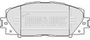 Borg & Beck Brake Pad Set -BBP2123