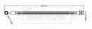 Borg & Beck Brake Hose Part No -BBH8758