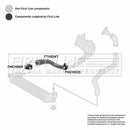 First Line Turbo Hose  - FTH1047 fits Fiat Doblo 1.3 MJTD 05-11