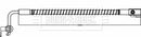 Borg & Beck Brake Hose Part No -BBH8666