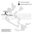 First Line Turbo Hose  - FTH1428 fits VAG A6 2.0TDi 05-08