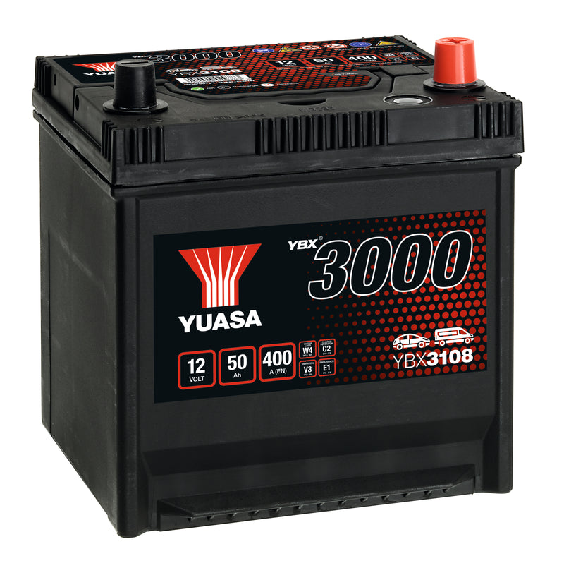 Yuasa YBX3108 SMF Battery - 4 Year Warranty (5383600341145)