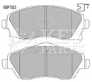 Key Parts Brake Pad Set - KBP1523 fits Vauxhall Corsa 2000-