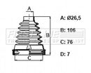 First Line Cv Joint Boot Kit  - FCB6397 fits Dacia Duster
