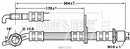 Borg & Beck Brake Hose Part No -BBH7270