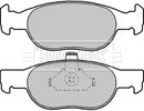 Borg & Beck Front Brake Pad Set - BBP2237 fits Fiat Punto 1.2 16v 05/97-01/06