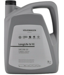 Genuine Volkswagen 0W20 Long Life 4 Engine Oil - 5L - GS 605 77M 4E UR