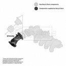 Borg & Beck Air Filter Hose Part No -BTH1456