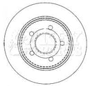 Key Parts Brake Disc Pair  - KBD4476 fits Ford Focus II 1.6,1.6Ti 11/04-
