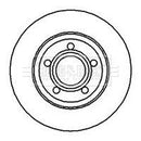 Borg & Beck Brake Disc Pair  - BBD5072 fits Audi A4 1.6 (front) 95-97