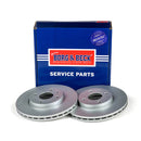 Borg & Beck Brake Disc Pair  - BBD5086 fits PSA Nemo, Bipper 08-