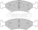Borg & Beck Front Brake Pad Set - BBP1865 fits Kia Shuma 97-04
