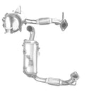 BM Cats Approved Diesel Catalytic Converter & Silicon Carbide (SiC) DPF - BM11056HP with Fitting Kit - FK11056 fits Ford