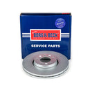 Borg & Beck Brake Disc Single  - BBD5815S fits PSA C5,Expert 07-