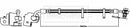 Borg & Beck Brake Hose Part No -BBH8563