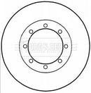 Borg & Beck Brake Disc Pair Part No -BBD5212