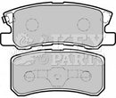 Key Parts Brake Pad Set - KBP1758 fits Mitsubishi Shogun 00-