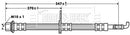 Borg & Beck Brake Hose Part No -BBH7387