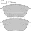 Borg & Beck Brake Pad Set -  BBP1717 fits Fiat Stilo 1.8, 1.9JTD 10/01-