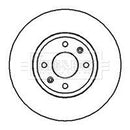 Borg & Beck Brake Disc Pair  - BBD4133 fits Citroen Xantia 1998-