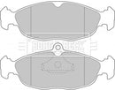 Borg & Beck Brake Pad Set - BBP1424 fits Vauxhall Opel (F) R90 appr.
