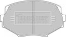 Borg & Beck Brake Pad Set - BBP1583 fits Mazda MX-5