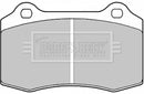 Borg & Beck Rear Brake Pad Set - BBP1823 fits Seat Ibiza, Jaguar XK 98-